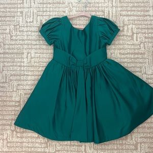 Janie and Jack green formal dress- tulle underneath- worn once
